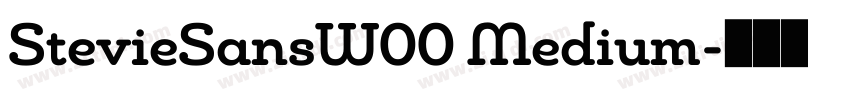 StevieSansW00 Medium字体转换